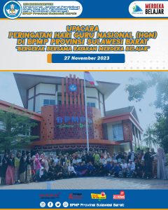 UPACARA PERINGATAN HGN BPMP SULBAR DI WARNAI PENYERAHAN SK DAN PIAGAM PENGHARGAAN KEPADA INSAN PENDIDIKAN