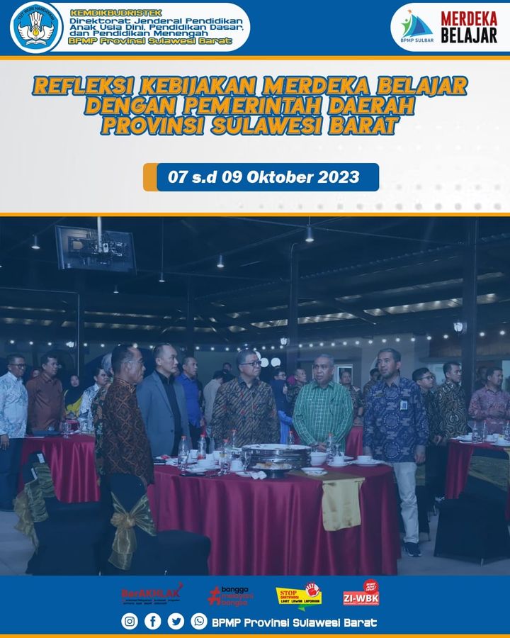 Refleksi Kebijakan Merdeka Belajar BPMP Sulbar Tahun 2023