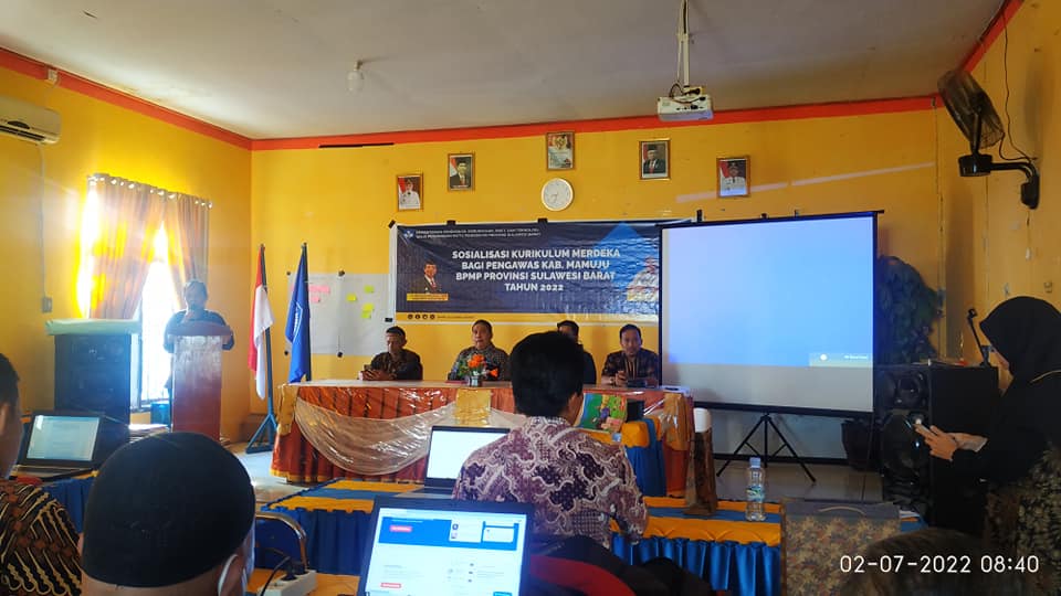 BPMP Sulawesi Barat Gelar Sosialisasi Kurikulum Merdeka bagi Pengawas Se-Provinsi Sulawesi Barat