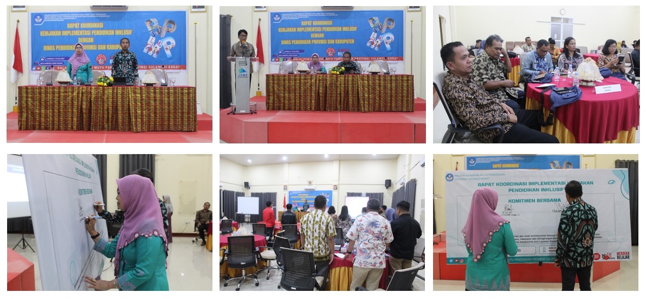 Rapat Koordinasi Implementasi Pendidikan Inklusi untuk Dinas Pendidikan Provinsi dan Kabupaten Se- Provinsi Sulawesi Barat