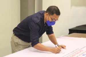 Penandatanganan Komitmen Bersama Pembangunan ZI WBK LPMP Sulbar Tahun 2022