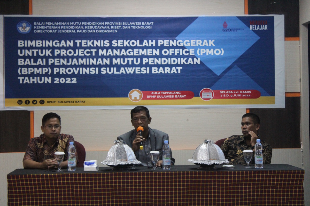 BPMP Gelar Bimtek Sekolah Penggerak untuk Project Management Office (PMO)