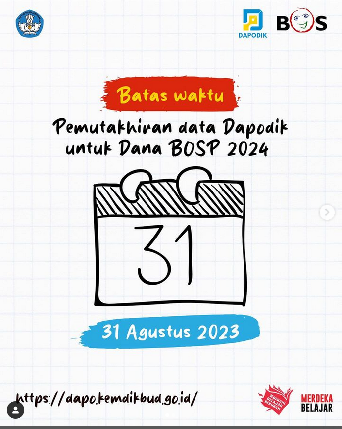 Sudahkah anda tahu Kapan Cut-Off Dapodik