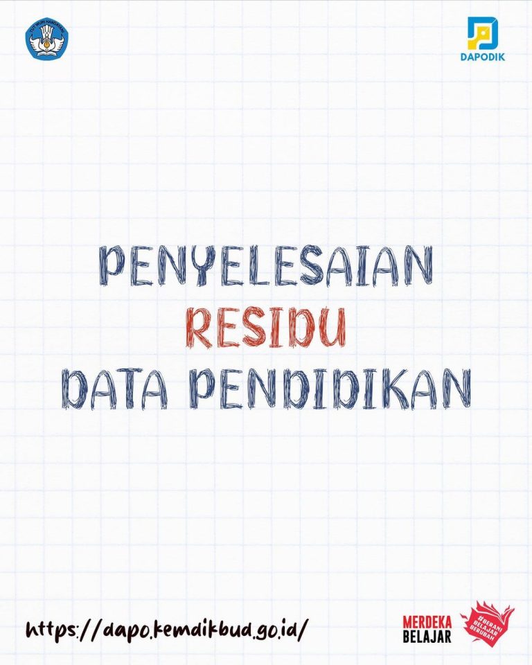 Penyelesaian Residu Data Pendidikan